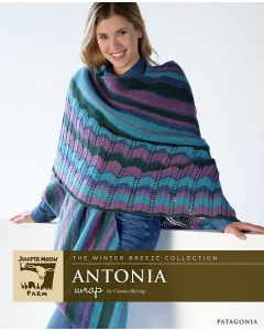 Antonia Wrap - A Juniper Moon Patagonia Organic Merino Pattern - Free with Purchases of 4 Skeins of Patagonia (Print Pattern) 