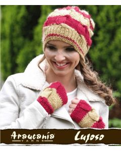 Ashlyn Hat & Bess Fingerless Mitts - Free with Purchase of 2 or More Skeins of Lujoso (PDF File)