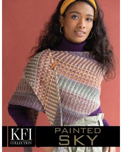 A Knitting Fever Painted Sky Pattern - Aurora Wrap (PDF)