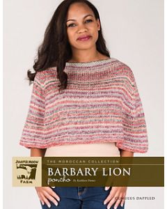 Barbary Lion Poncho - Print Copy - Free With Purchases of 4 Skeins of Cumulus (One free Pattern Per Person Please)