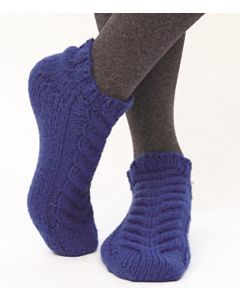 A SimpliWorsted Pattern - Baronial Slipper Socks - FREE LINK IN DESCRIPTION, NO NEED TO ADD TO CART