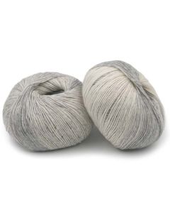 Trendsetter Yarns Basis - White Shades of Grey (Color #28846) - FULL BAG SALE (5 Skeins)