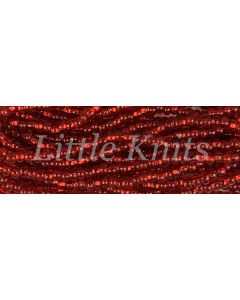 6/0 Czech Seed Beads  - Silver Lined Light Ruby (Color #97070) 20 Gram Tube