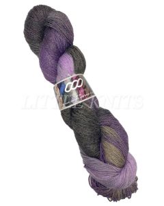 Lorna's Laces Shepherd Sock - Black Purl - Small tea splash on label/skein