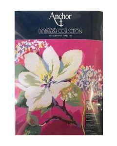 Anchor Maia Needlepoint Tapestry Kit - Blossom On Pink Design by Nel Whatmore