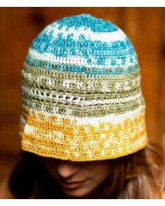 Laines du Nord Landscape Crochet Pattern - Summer Bucket Hat (PDF) - Free at Little Knits
