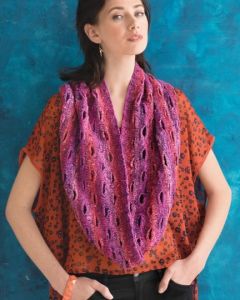 Buttonhole Cowl (Free Download with Noro Kagayaki Purchase of 5 or more skeins)