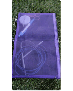 Namaste Build Your Own Binder - The Mesh Page in Eggplant