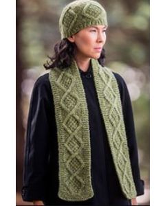 Aereo Cabled Diamond Hat and Scarf - FREE LINK IN DESCRIPTION, NO NEED TO ADD TO CART
