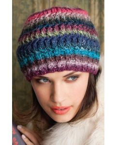 A Noro Silk Garden Pattern - Cabled Cap (PDF File)