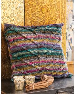 A Noro Bachi Pattern - Cabled Pillow (PDF File)