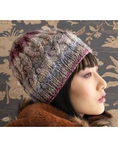 A Noro Pattern - Cabled Hat #15 (PDF File) Noro Okunoshima Noro Silk garden On Sale at Little Knits