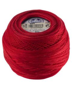 !Cebelia Crochet Thread Size 10 - Simply Red (Color #666) - FULL BAG SALE (5 Skeins)
