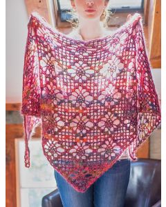 Cintia Shawl (Crochet) - A Berroco Tiramisu Pattern (PDF File)