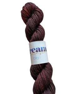 Dream in Color City 2.5 Ounce Skein - Chocolate Night (Color #033)
