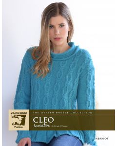 A Juniper Moon Herriot Pattern - Cleo Sweater - Free with Purchases of 7 Skeins of Herriot (Print Pattern) 