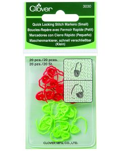 Clover Quick Locking Stitch Marker - Small (Item #3030) on sale at Little Knits