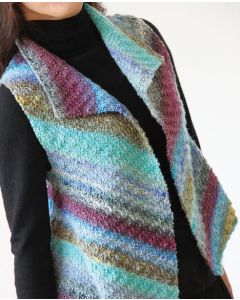 Collared Vest by Noro Team - FREE With Purchases of 3 or More Hanks of Miyabi (PDF)