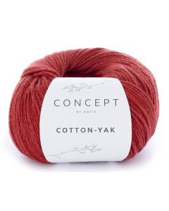 Katia Concept Cotton Yak Ruby Color 105