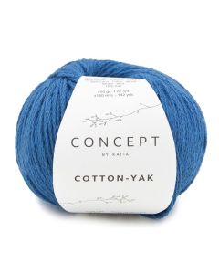 Katia Concept Cotton Yak Cobalt Color 127
