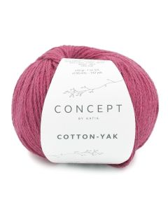 Katia Concept Cotton Yak Pink Color 129
