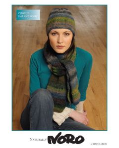 Cowslip Hat and Scarf - A Noro SIlk Garden Pattern (Pdf File)