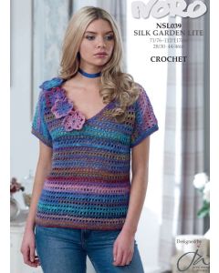 Crochet Sweater - A Noro Silk Garden Lite Pattern (PDF File)