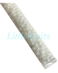 6/0 Czech Seed Beads  - White Pearl (Color #57102) 20 Gram Tube