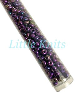 6/0 Czech Seed Beads  - Purple Iris (Color #59195) 20 Gram Tube