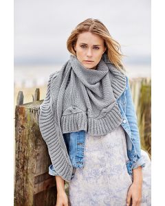 Urchin Wrap - Free with 8 or more skein purchases of Softyak DK (PDF File)