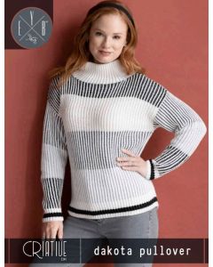 Dakota Pullover - Free with Purchase of 8 or More Skeins of Criative DK (PDF File)