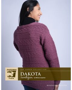 A Juniper Moon Bluefaced Leicester Pattern - Dakota Cardigan Free with Purchases of 7 Skeins of BFL (Print Pattern) 