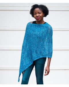 A Juniper Moon Farm Damask Pattern - Suzanne Asymmetrical Poncho - Free with purchases of 3 skeins of Damask (Print Pattern)