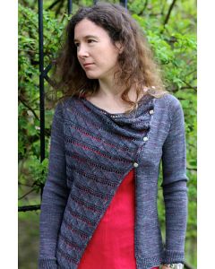 A Baa Ram Ewe Pattern - Dark Pearl Cardigan - FREE WITH PURCHASES OF $40 OR MORE/ONE FREE GIFT PER PURCHASE PLEASE