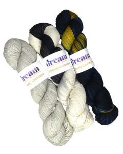 Dream in Color Smooshy with Cashmere One of a Kind Bag - Cloudy Day in Blue Canyon (3 skeins)