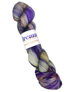 Dream in Color Smooshy with Cashmere One of a Kind - Lavender Lime Swirl
