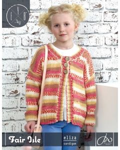 !Eliza Cardigan Print Copy - FREE WITH PURCHASES OF 3 SKEINS OF FAIR ISLE