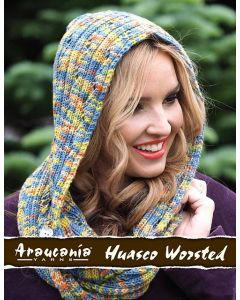 Ellena Hooded Cowl - Free Download with Purchase of 3 or More Skeins of Huasco Worsted