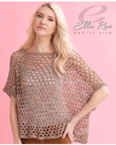 Estelle Poncho - Free with Purchase of 2 or More Skeins of Rustic Silk (PDF File)