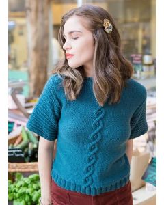 Fern Cable and Bobble Top by West Yorkshire Spinners - Free with Orders of $20 or More/ONE FREE GIFT PER PERSON/PURCHASE PLEASE