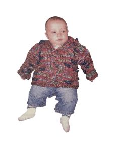 Lorna's Laces Flags Baby Sweater Pattern (Print Copy)