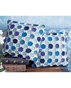 Flower Pillow Covers #19 (Crochet) - A Noro Sonata Pattern (PDF File)