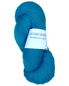 Fly Designs Skinny Flying Sheep - Turquoise (Gorgeous Color, Picture doesn't show how beautiful) - 8 OUNCE HANK!