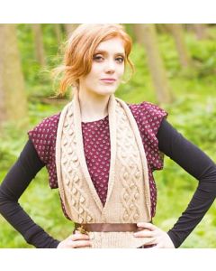 Illustrious - Lucille Cable & Bobble Scarf - FREE PATTERN LINK TO DOWNLOAD IN DESCRIPTION (No Need to add to Cart)