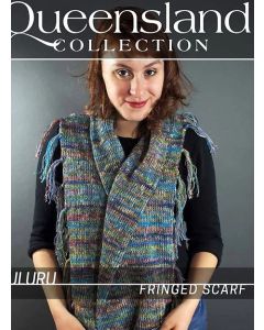 Fringed Scarf - Free with Queensland Uluru purchases of 3 or more skeins (PDF File)
