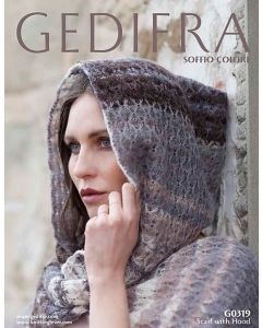 A Gedifra Soffio Colore Pattern - Scarf with Hood G0319 (PDF File)