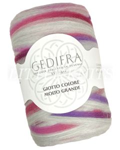 Gedifra Giotto Colore Molto Grande - Fuchsia, Lilac, Grey (Color #2000) - BIG 200 GRAM SKEINS