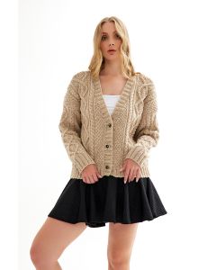 A Jody Long Alba Aran Pattern - Genevieve Sweater (PDF File)