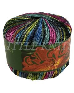 Knitting Fever Giglio - Green, Fuchsia (Color #49) - FULL BAG SALE (5 Skeins)