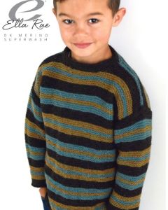 An Ella Rae DK Merino Superwash Pattern - Hamersley Sweater (PDF File)